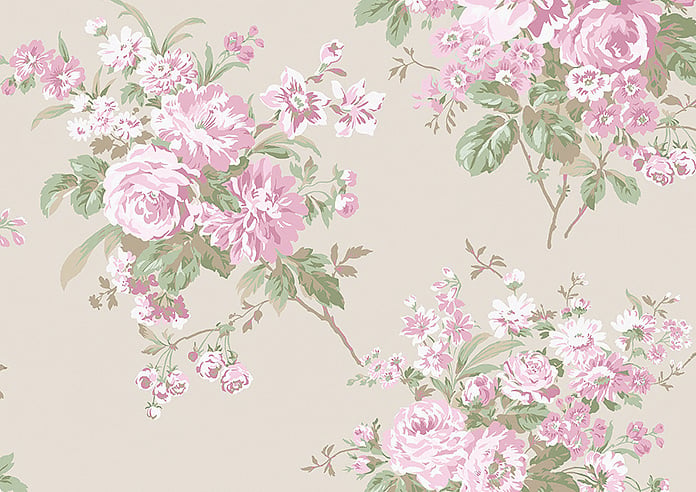 Shabby Chic by Rachel Ashwell Rose Chintz, Pink - Twist&Fit Roman Blind - Image 7
